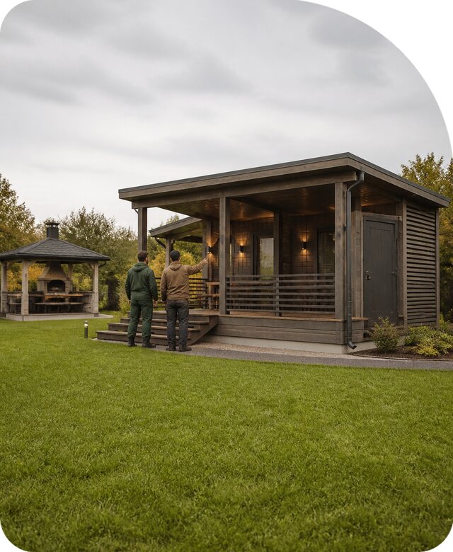 Строительство построек на участке в Брянске цена от 48380 р. | РадиДОМА-Бнк